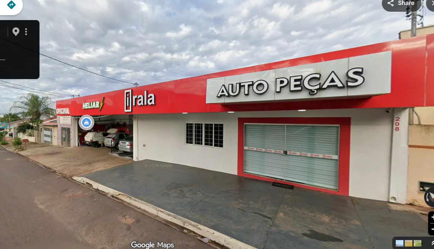 Fachada da Auto Peças e Acessórios Irala em Campo Grande